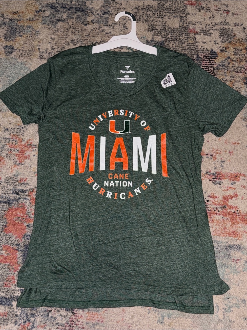 Miami Hurricanes Short Sleeve Tee
